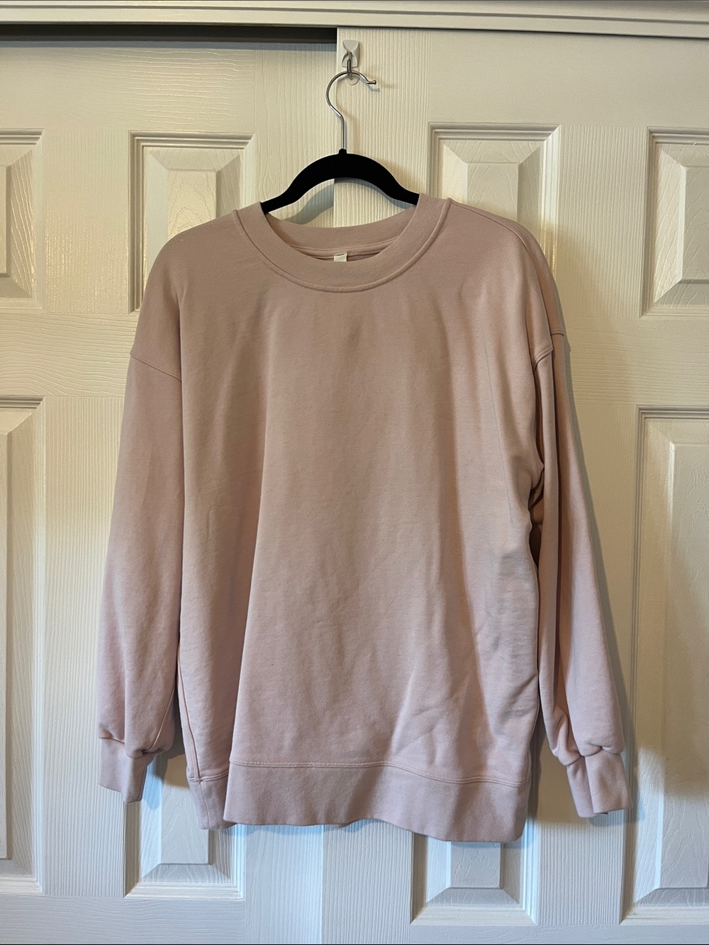 lululemon athletica Women's Crewneck Sweatshirt - Dusty Rose Size 6